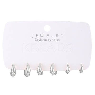 Zinc Alloy Hoop Earrings WG0BC63-01-1