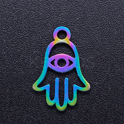Ion Plating(IP) 201 Stainless Steel Charms STAS-Q201-JN187-1