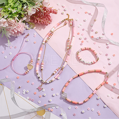 DIY Beads Jewelry Making Finding Kit CLAY-PH0001-87-1