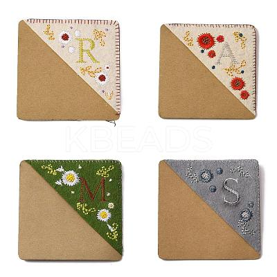 4Pcs 4 Style Felt Bookmarks OFST-AR0001-01-1