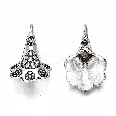 Tibetan Style Alloy Pendants TIBEP-N008-106-1