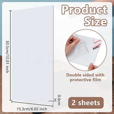 2 Sheets HDPE Plastic Sheets DIY-OC0014-44A-02-1