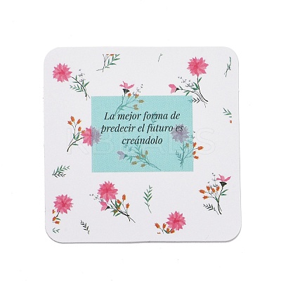 50Pcs Inspirational Spanish Word Paper Stickers Set DIY-C062-03-1