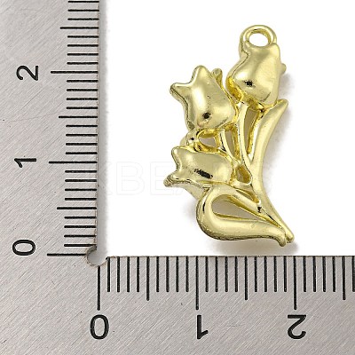 Alloy ABS Pearl Pendants PALLOY-F312-51G-03-1