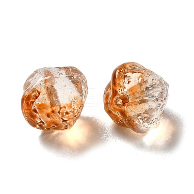 Transparent Glass Beads GLAA-D025-04F-1