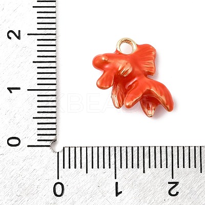 Alloy Enamel Charms FIND-I066-06G-1
