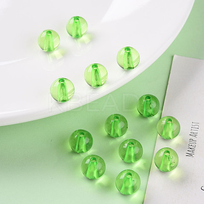 Transparent Acrylic Beads MACR-S370-A10mm-734-1