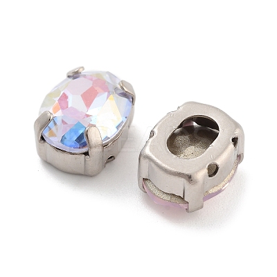 Oval Opal Sew On Rhinestones RGLA-G024-04A-P-1