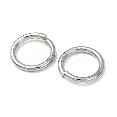 Tarnish Resistant 304 Stainless Steel Open Jump Rings X-STAS-R065-41-1