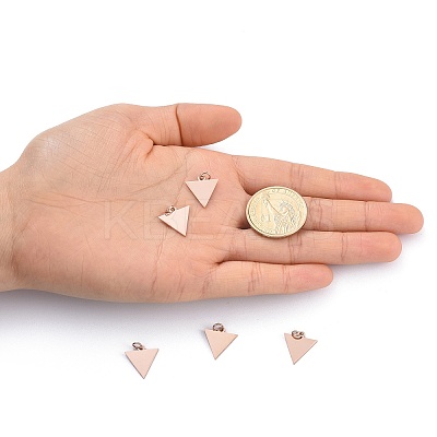 Ion Plating(IP) 304 Stainless Steel Pendants LS-STAS-I311-22RG-1