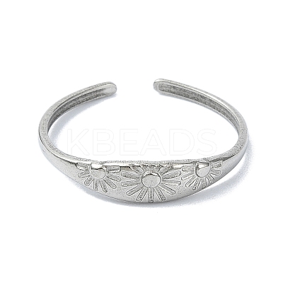 304 Stainless Steel Cuff Rings RJEW-M019-25P-1