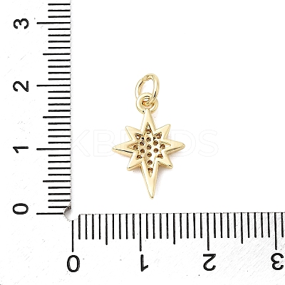Brass Micro Pave Cubic Zirconia Pendants LS-KK-D105-03G-1