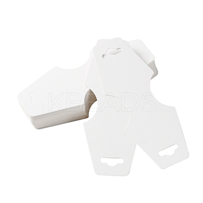 White Necklace Jewellery Displays Cards X-NDIS-ZX002-1