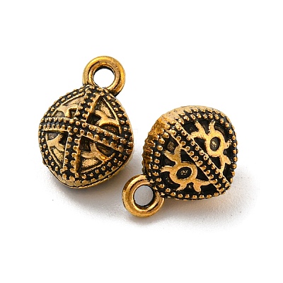 Tibetan Style Alloy Charms FIND-M011-08AG-1