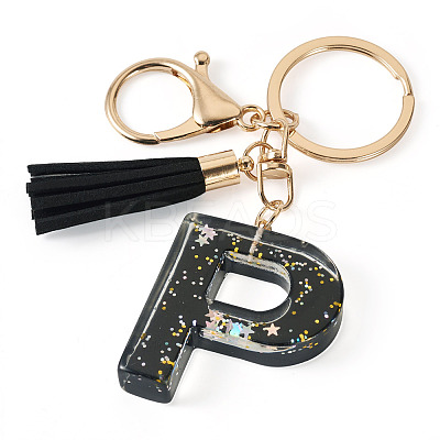 1Pc Resin Letter Keychains KEYC-TADJ0001-09P-1