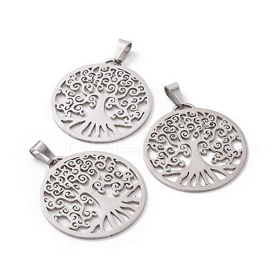 Non-Tarnish 201 Stainless Steel Pendants STAS-T046-JN269-1-1