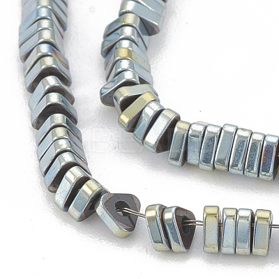 Electroplate Non-magnetic Synthetic Hematite Beads Strands G-N0318-08B-1