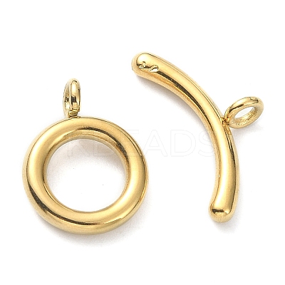 Ion Plating(IP) 304 Stainless Steel Toggle Clasps STAS-E194-09G-A-1