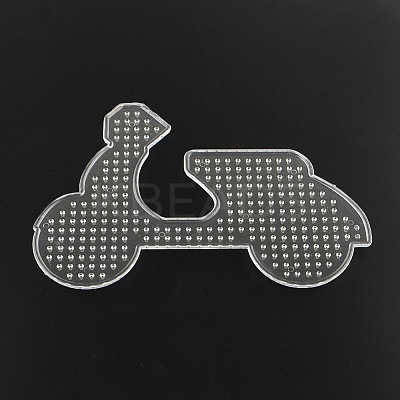 Motorcycle ABC Plastic Pegboards used for 5x5mm DIY Fuse Beads LS-X-DIY-Q009-46-1