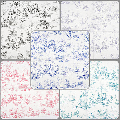 20Pcs 5 Colors Wrapping Paper DIY-SP0005-21-1