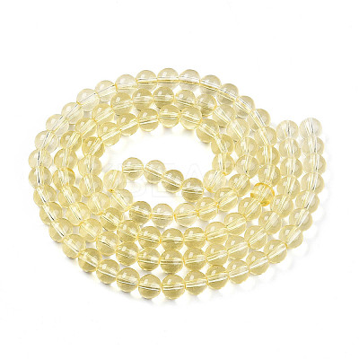 Baking Paint Transparent Glass Beads X1-DGLA-N006-8mm-03-1