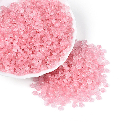 Baking Paint Glass Seed Beads GLAA-T023-43H-1