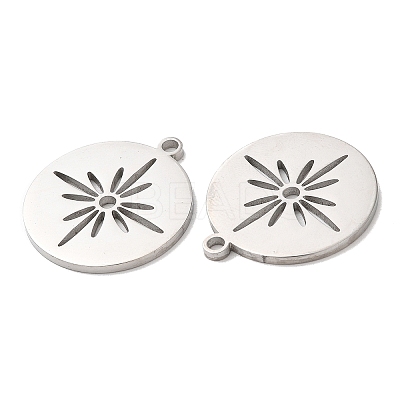 Non-Tarnish 304 Stainless Steel Pendants STAS-L020-002P-1