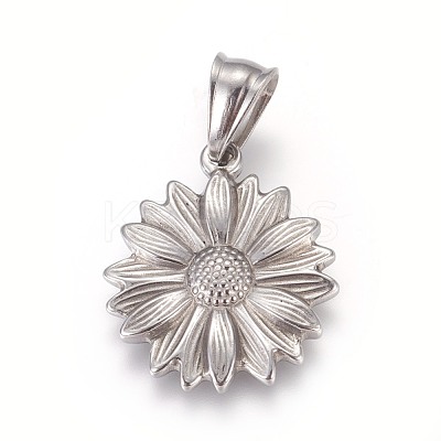 Tarnish Resistant 304 Stainless Steel Pendants X-STAS-E449-02P-1