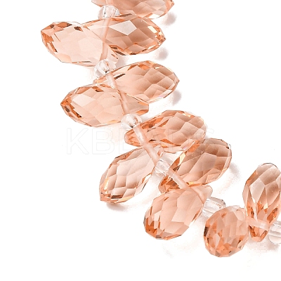 Crystal Glass Beads Strands X-GLAA-D033-38-1