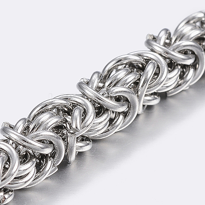 304 Stainless Steel Byzantine Chain STAS-UN0018-44P-1