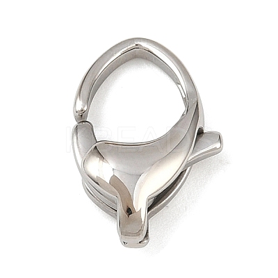 316 Stainless Steel Lobster Claw Clasps LS-STAS-C154-02B-P-1