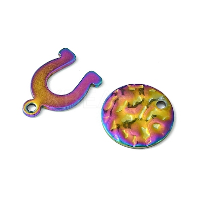 20Pcs 10 Styles 304 & 201 Stainless Steel Charms STAS-FS0001-42-1