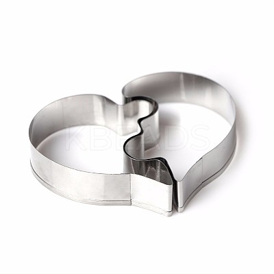 Tarnish Resistant 304 Stainless Steel Cookie Cutters DIY-E012-01-1