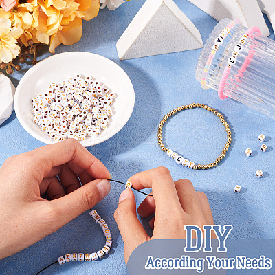 Opaque Acrylic Beads MACR-TAG0001-07L-1