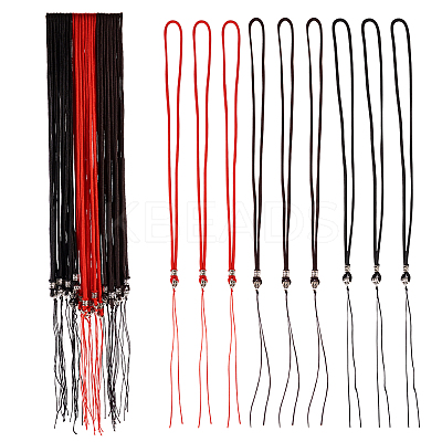24Pcs 3 Colors Cotton Cord Braided Necklace Making FIND-TA0003-30-1