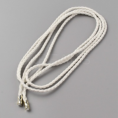 Imitation Leather Braided Chain Belt AJEW-WH0314-199A-1