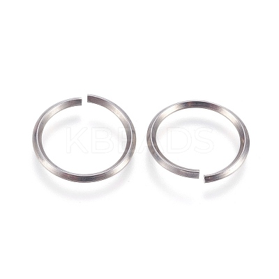 Tarnish Resistant 304 Stainless Steel Saw Cut Open Jump Rings STAS-P212-23P-01-1