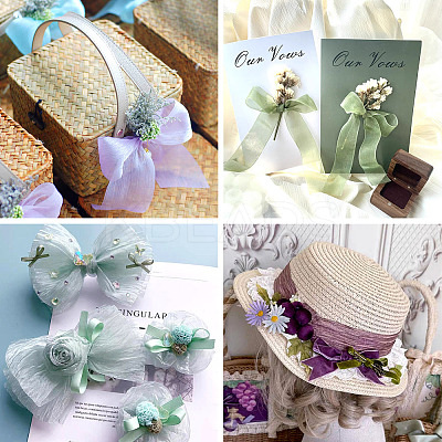 15 Yards 3 Colors Nylon Flower Printed Ribbon Sets OCOR-TA0002-31-1