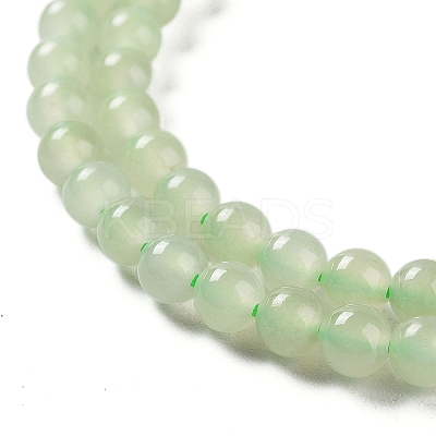 Natural Nephrite Jade/Hetian Jade Beads Strands G-NH0005-030A-1