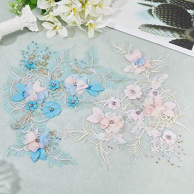 Polyester Embroidery Lace Sewing Ornaments DIY-WH2031-077A-01-1