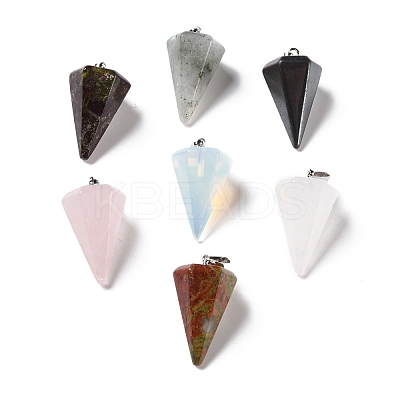 Natural & Synthetic Gemstone Pendants G-F714-02-1
