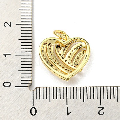 Brass with Cubic Zirconia Pendants FIND-Z023-01C-1
