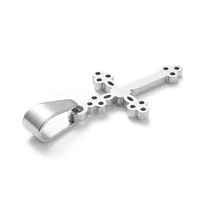 Non-Tarnish 304 Stainless Steel Pendants STAS-L216-36P-1