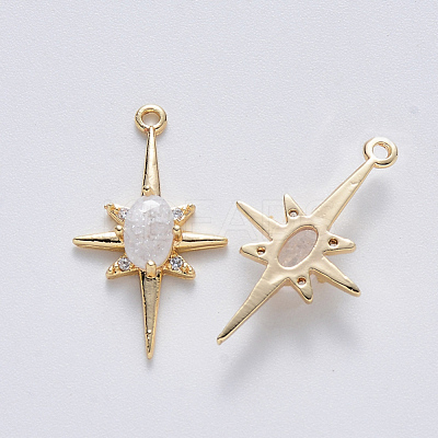 Brass Glass Charms KK-T049-059G-02-NF-1