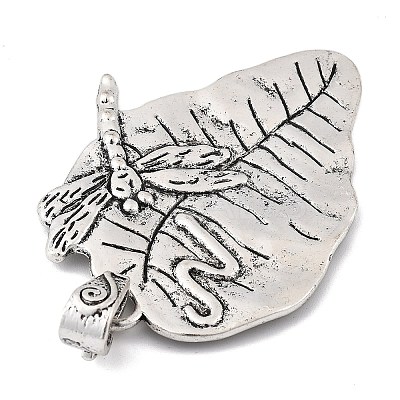 Tibetan Style Alloy Big Pendants PALLOY-D362-02AS-E-1