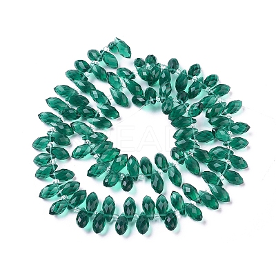 Crystal Glass Beads Strands X-GLAA-D033-32-1