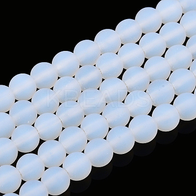 Imitation Opalite Glass Beads Strands GLAA-T032-J4mm-MD02-1