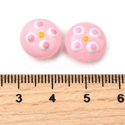 Transparent Glass Enamel Beads LAMP-S079-01C-1