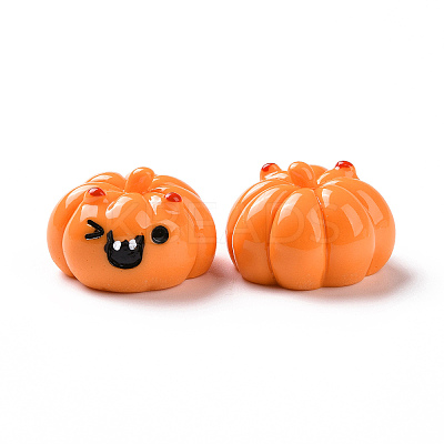 Halloween Opaque Resin Cabochons RESI-D063-15A-1