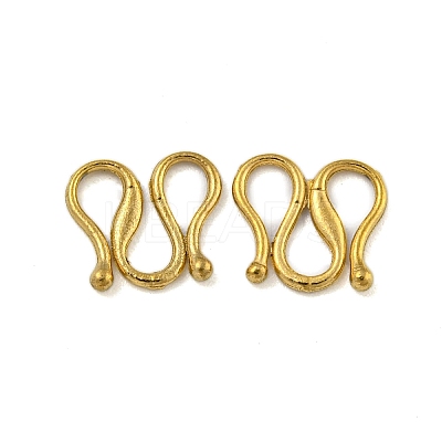 Ion Plating(IP) 304 Stainless Steel S-Hook Clasps STAS-U007-19A-G-1